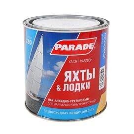 Лак яхтный PARADE L20 Яхты & Лодки Глянцевый 0,75 л