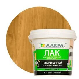 Лак акриловый тонированный Лакра Дуб 0,9 кг