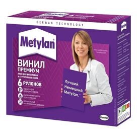 Клей обойный Metylan Винил Премиум без индикатора 200 г